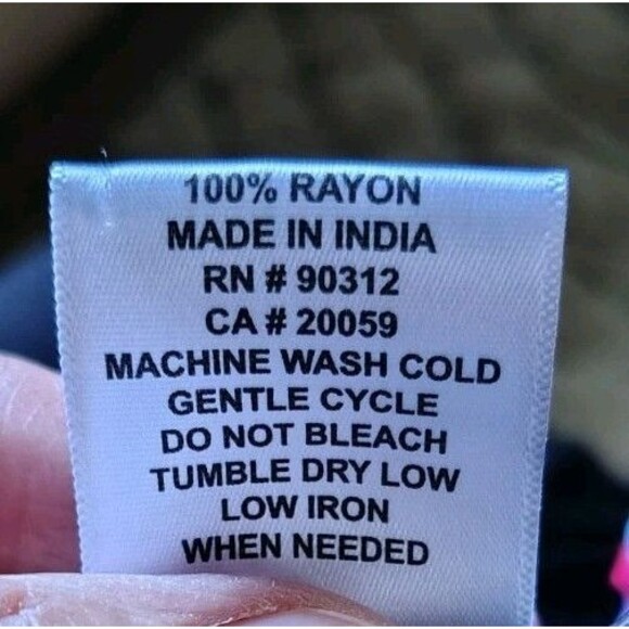 Parsley & Sage Tunic Shirt Size M Asymmetrical Hem Jersey Knit Artsy Rayon - Picture 8 of 8